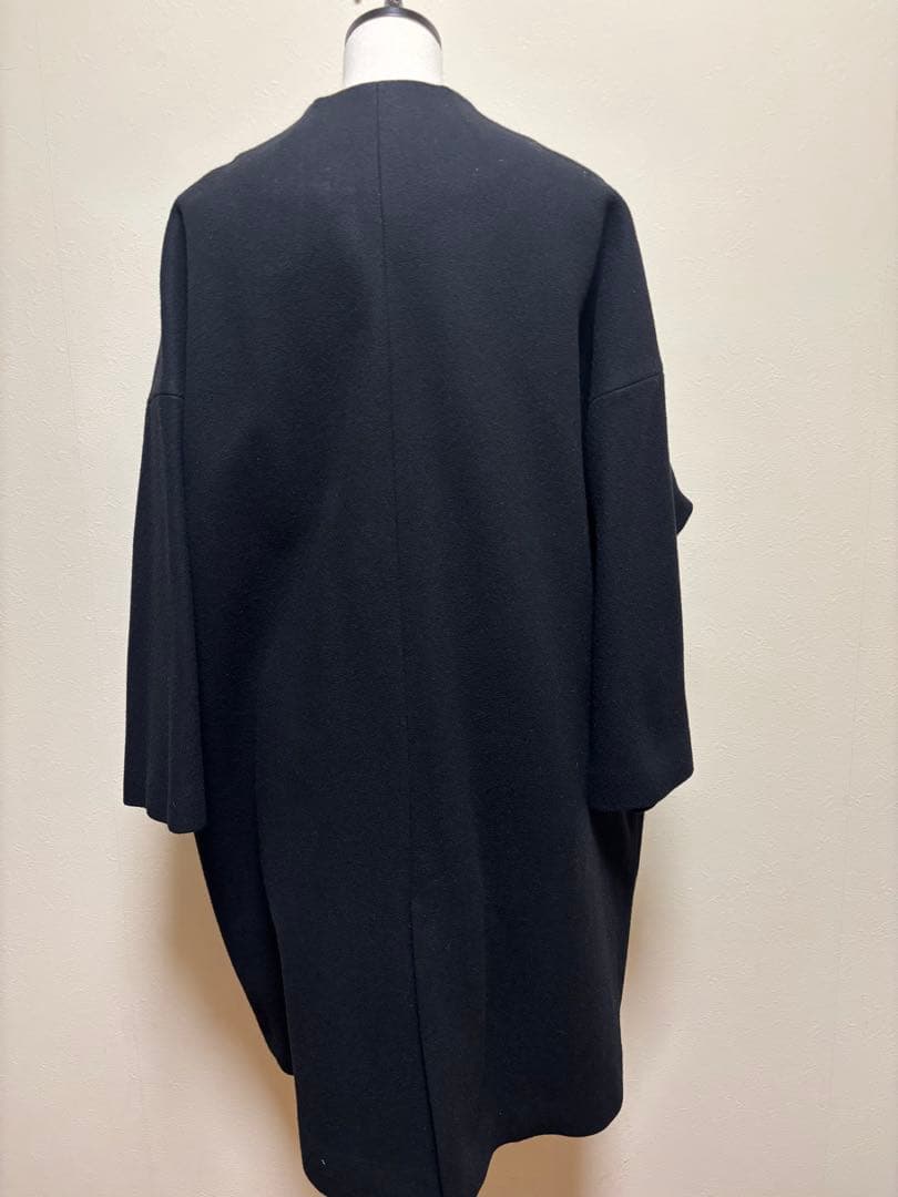atelier naruseアトリエナルセメルトンウールコクーンコート＊F＊美品
