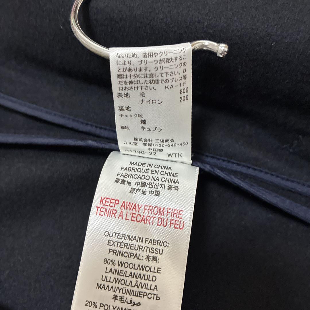 BURBERRY CHILDREN ウールコート 12Y 52cm チェック裏地