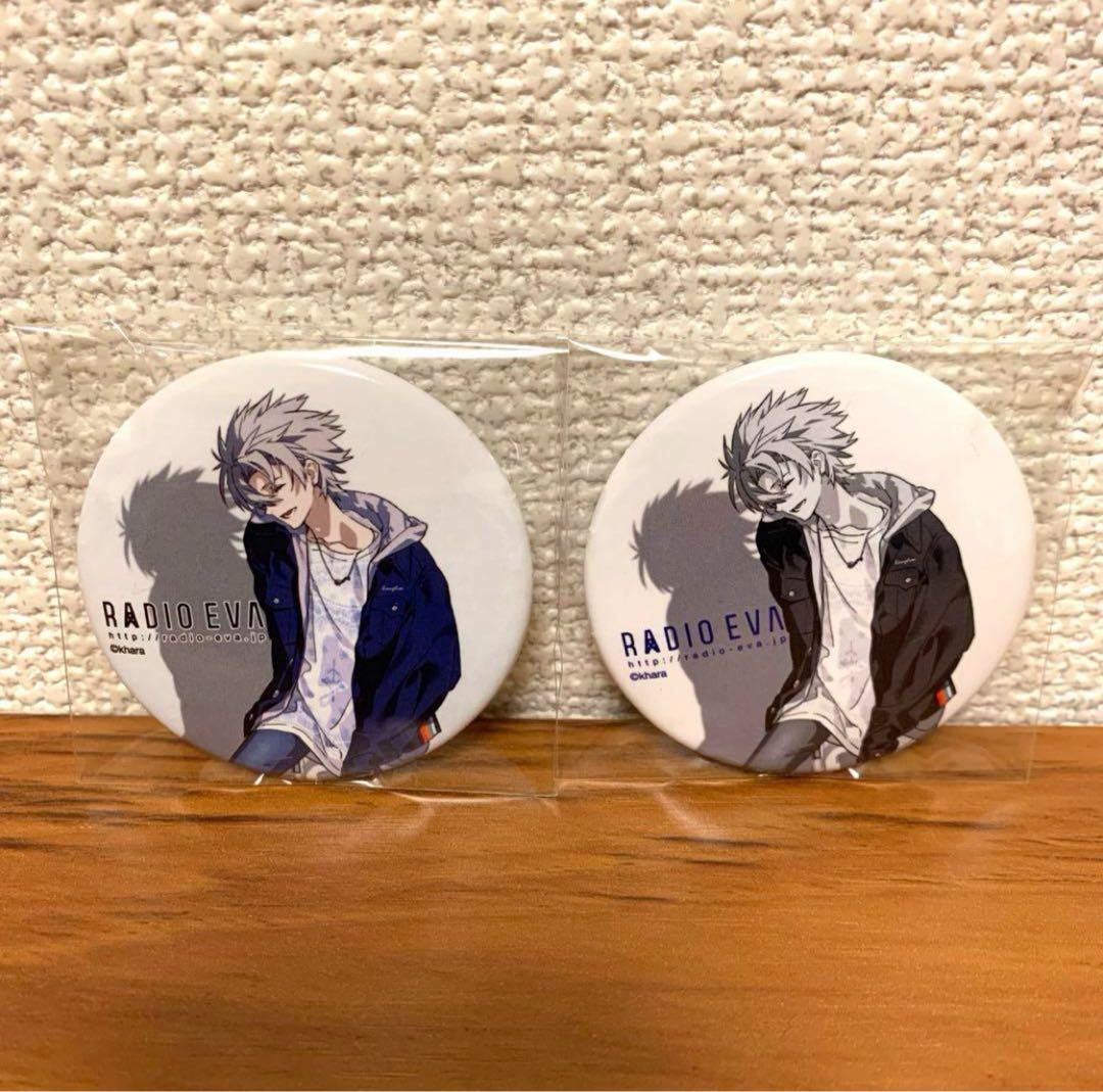 RADIO EVA 第6弾 缶バッジ 渚カヲル カラー モノクロver - メルカリ