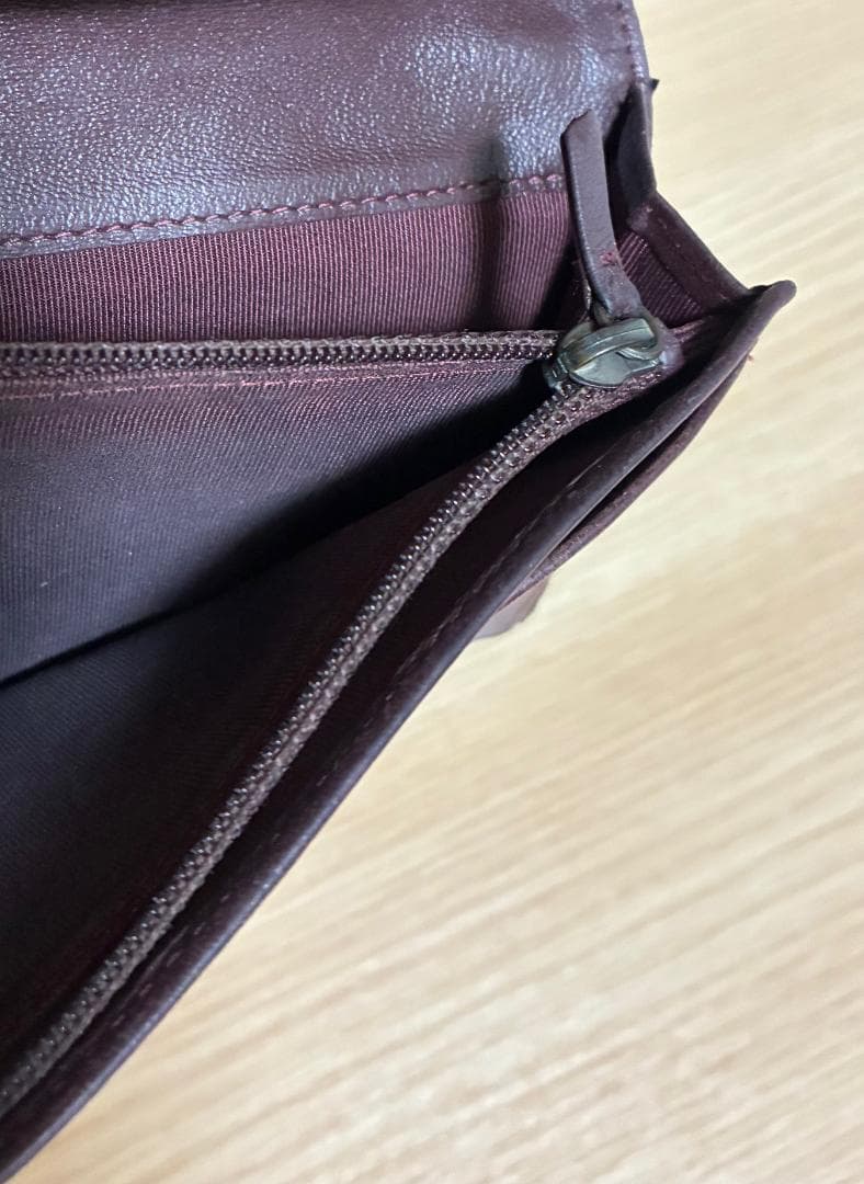 CHANEL 　マトラッセ　ブラックレザー 長財布