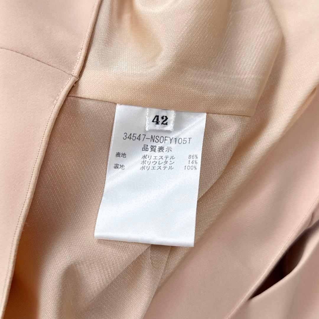 フォクシーニューヨーク ローレルドレス バックファスナー ピンク系 サイズ42