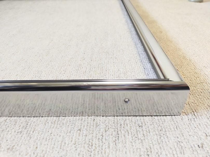 2組セット F20号キャンバス用仮額縁 ユニフレデラックス＜ステン＞シルバー