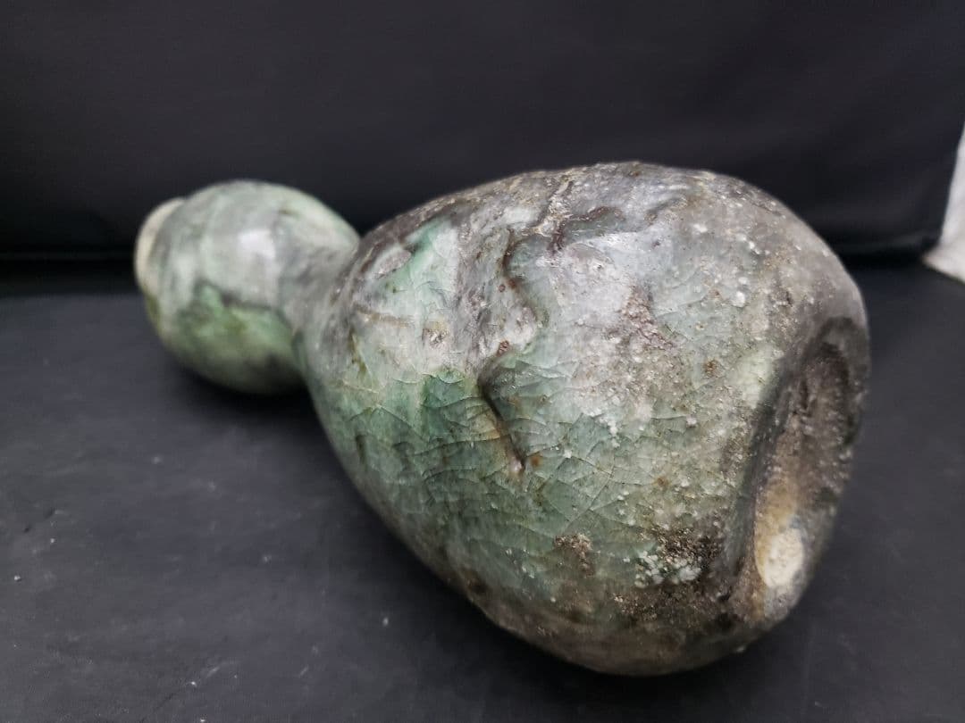 古谷和也　伊賀　瓢花入　花器　信楽　共箱