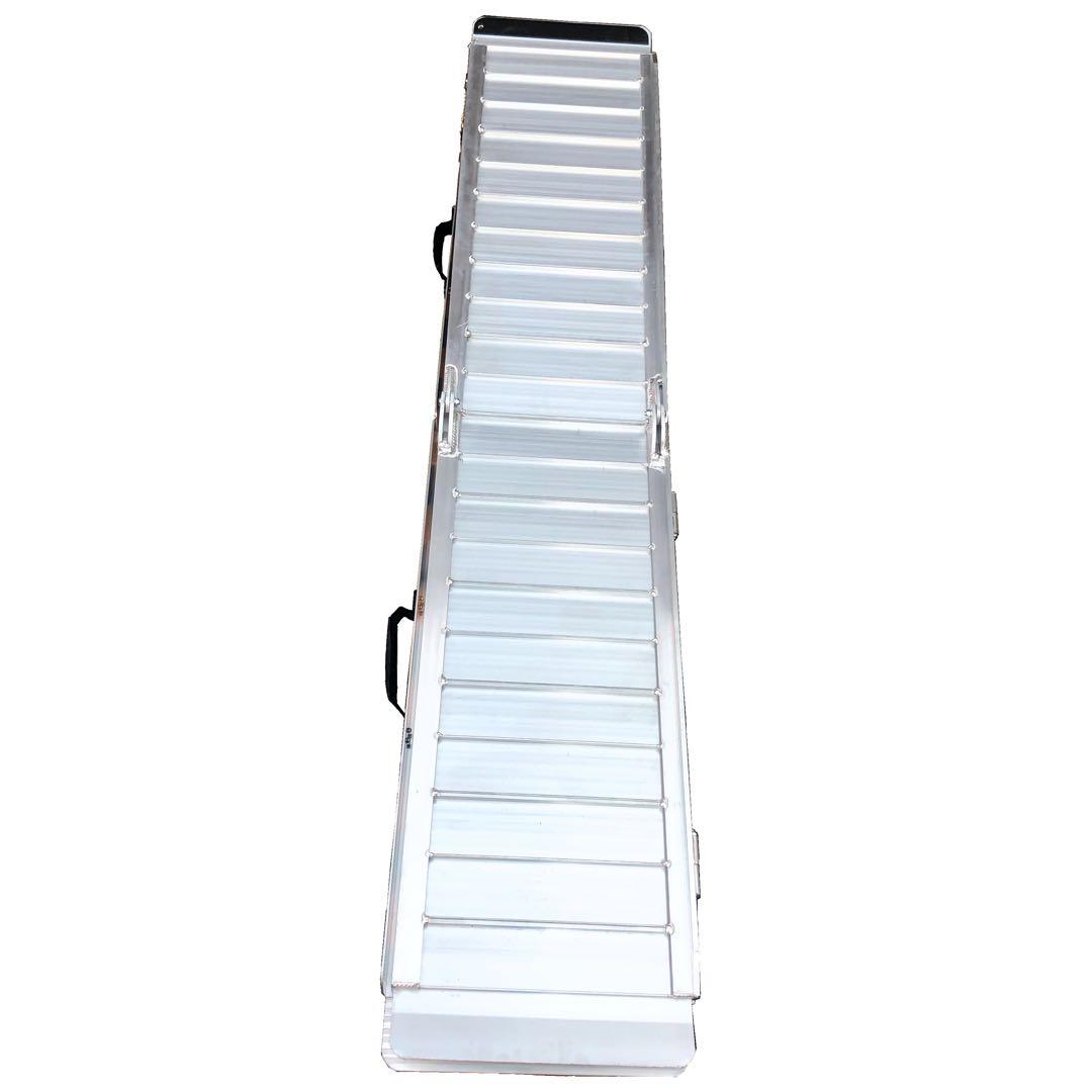 【ひやどんとくだい】アルミ製 スロープ 182 cm 折りたたみ式