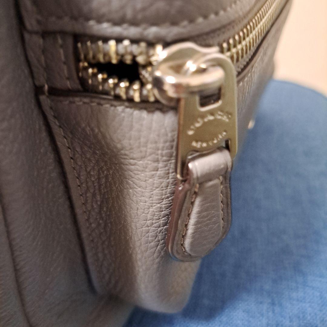 COACH グレー レザー リュック美品