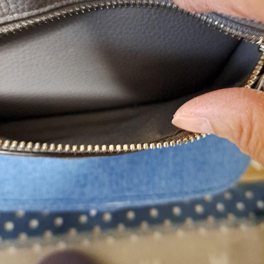 COACH グレー レザー リュック美品