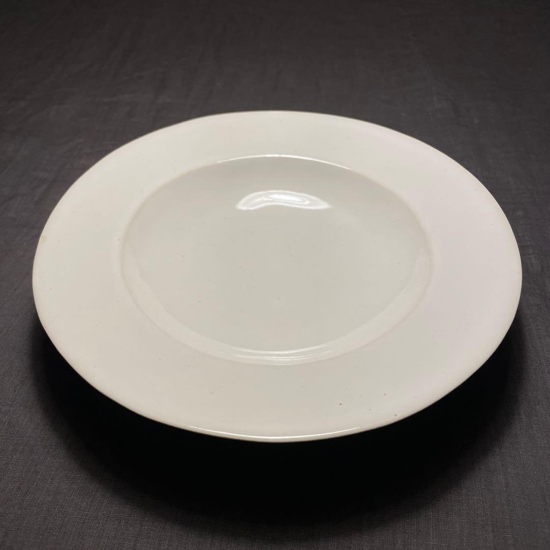 欠けあり 【安藤雅信】 イタリアパスタ皿 S 乳白艶釉 - メルカリ