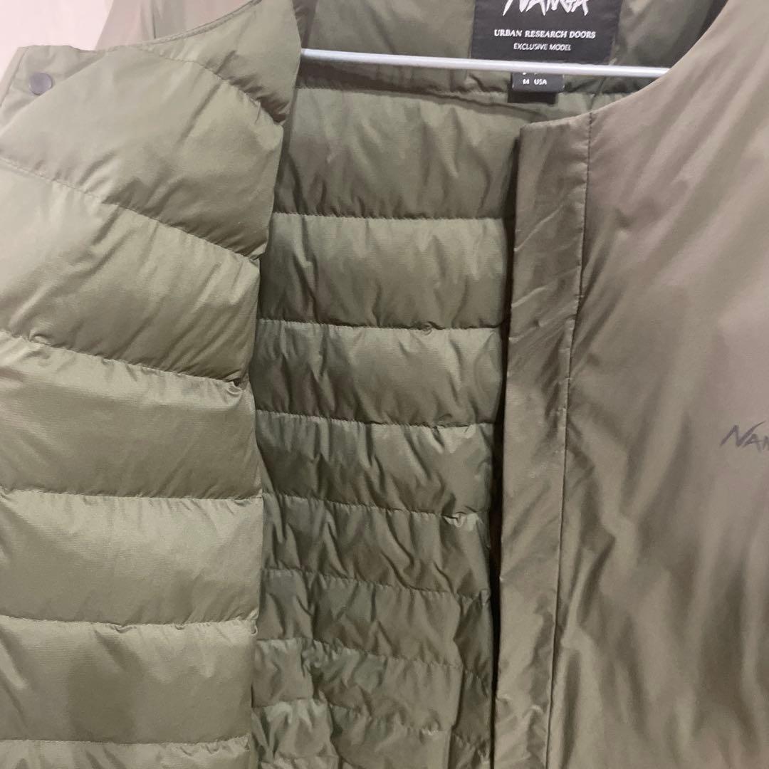 別注NANGA×DOORS　インナーダウンL　オリーブ ナンガ