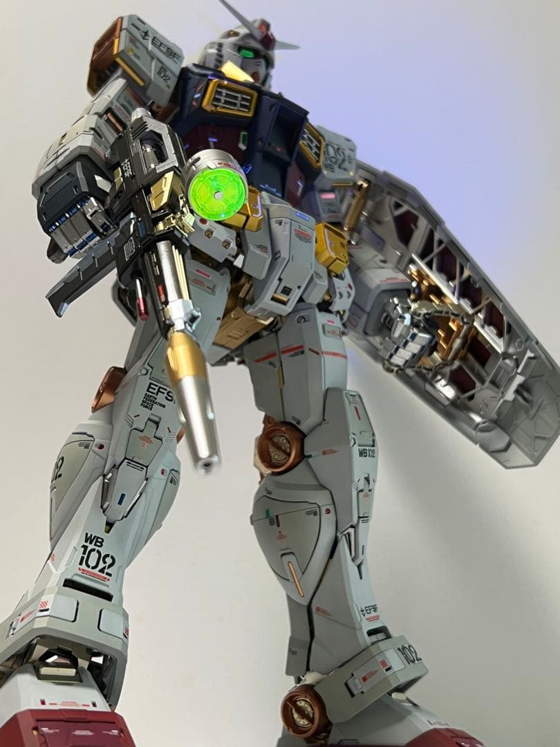 ガンプラ PG 1/60 ガンダム UNLEASHED 塗装完成品