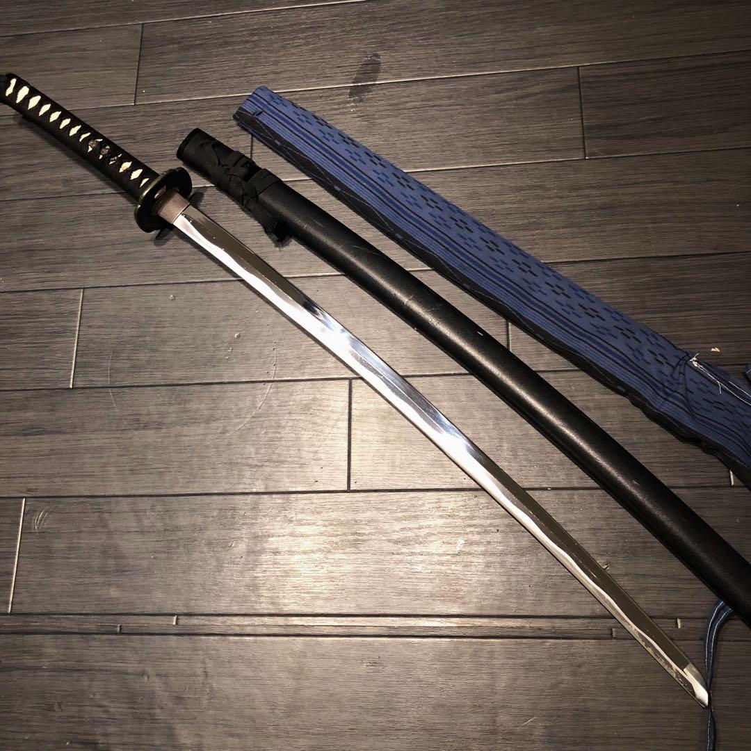高級模造刀　逆刃刀　逆刃刀身 居合刀　太刀　るろうに剣心　刀袋付き