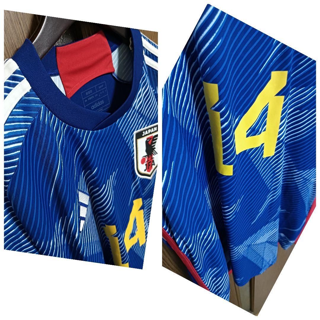 アディダス 日本代表 伊東純也 #14 ユニフォーム 22/24ホーム M - メルカリ