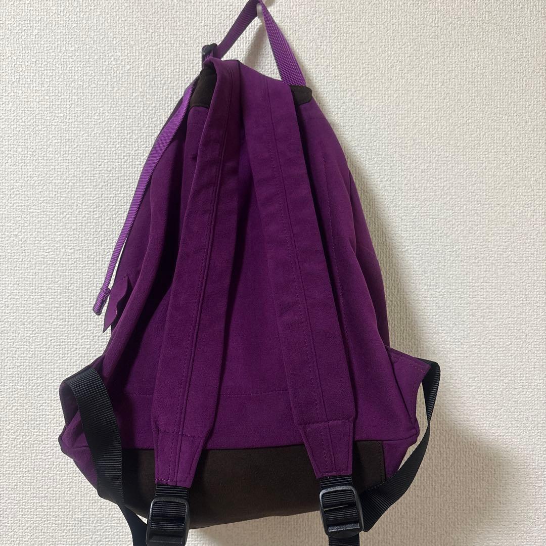 【zattu】マイクロファイバースエード デイパック パープル　超美品　男女ok