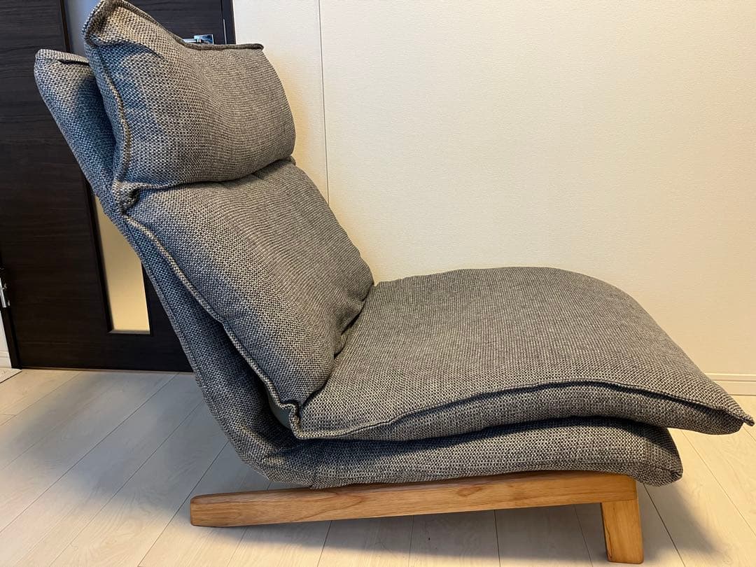 【使用約1年】無印良品　ハイバックリクライニングソファ　1人掛けソファ
