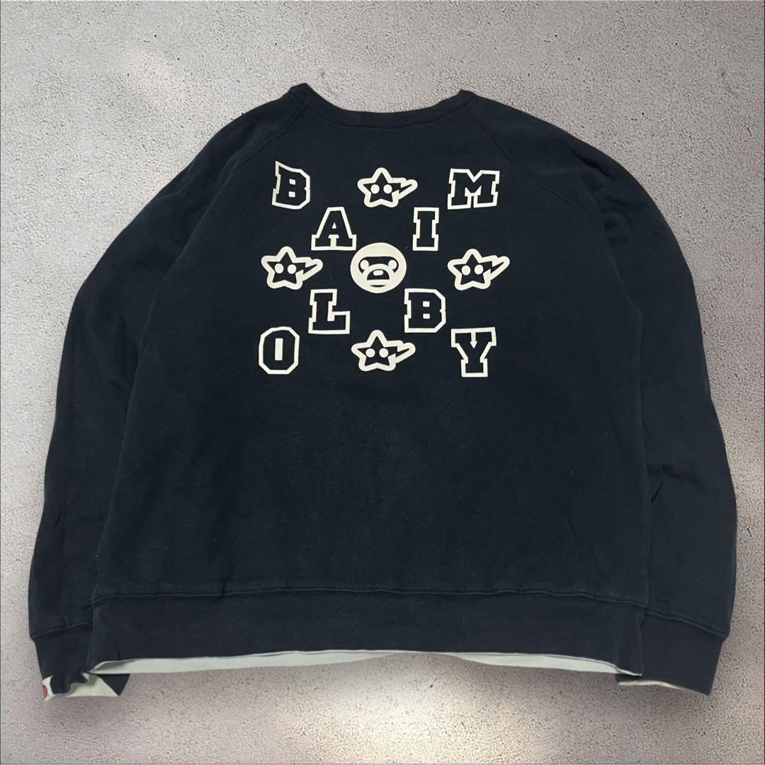 00's A BATHING APE 4面 スウェット 4way MILO