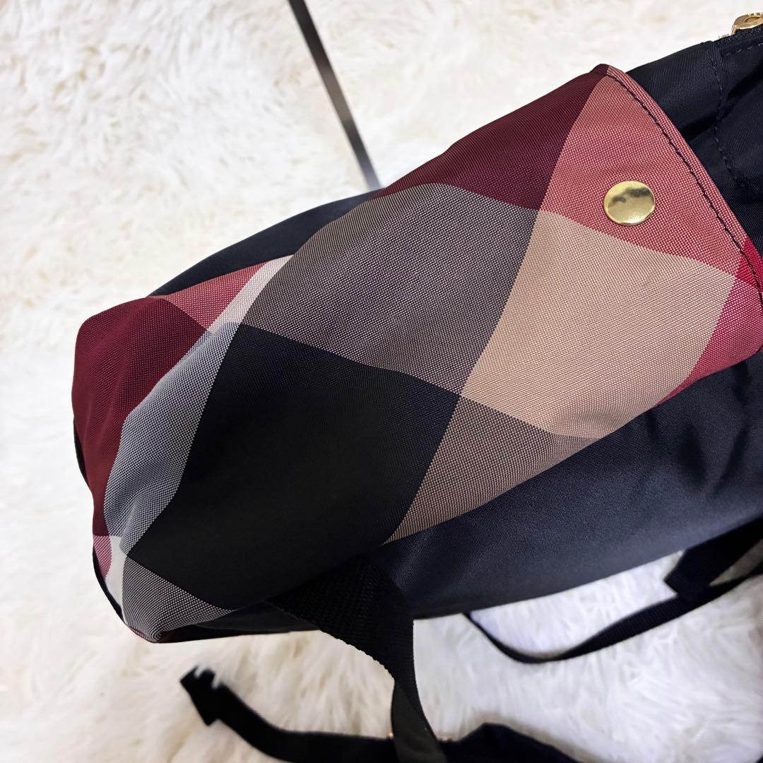 美品✨ ブルーレーベルクレストブリッジ ブラック バックパック リュック