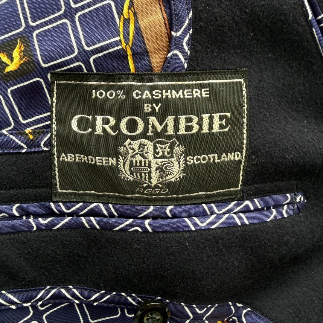 美品✨CROMBIE カシミヤ100% チェスターコート 裏地総柄 高級仕立て