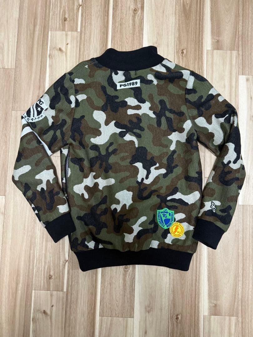 ★☆美品☆★パーリーゲイツ PEARLY GATES　迷彩柄　ニットジャケット