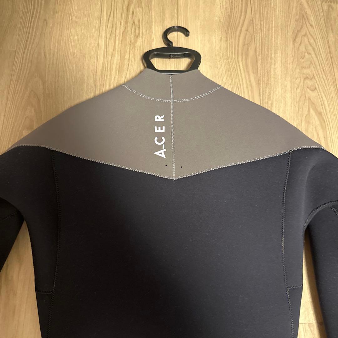 ACER フルスーツ ブラック/グレー ジッパーポケット付き