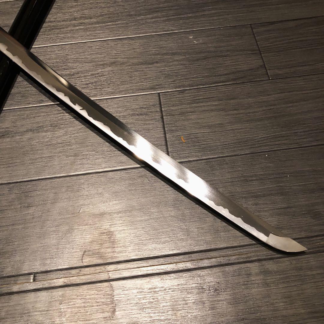 高級模造刀　高級居合刀　緑金拵え　亜合金刀身　居合刀