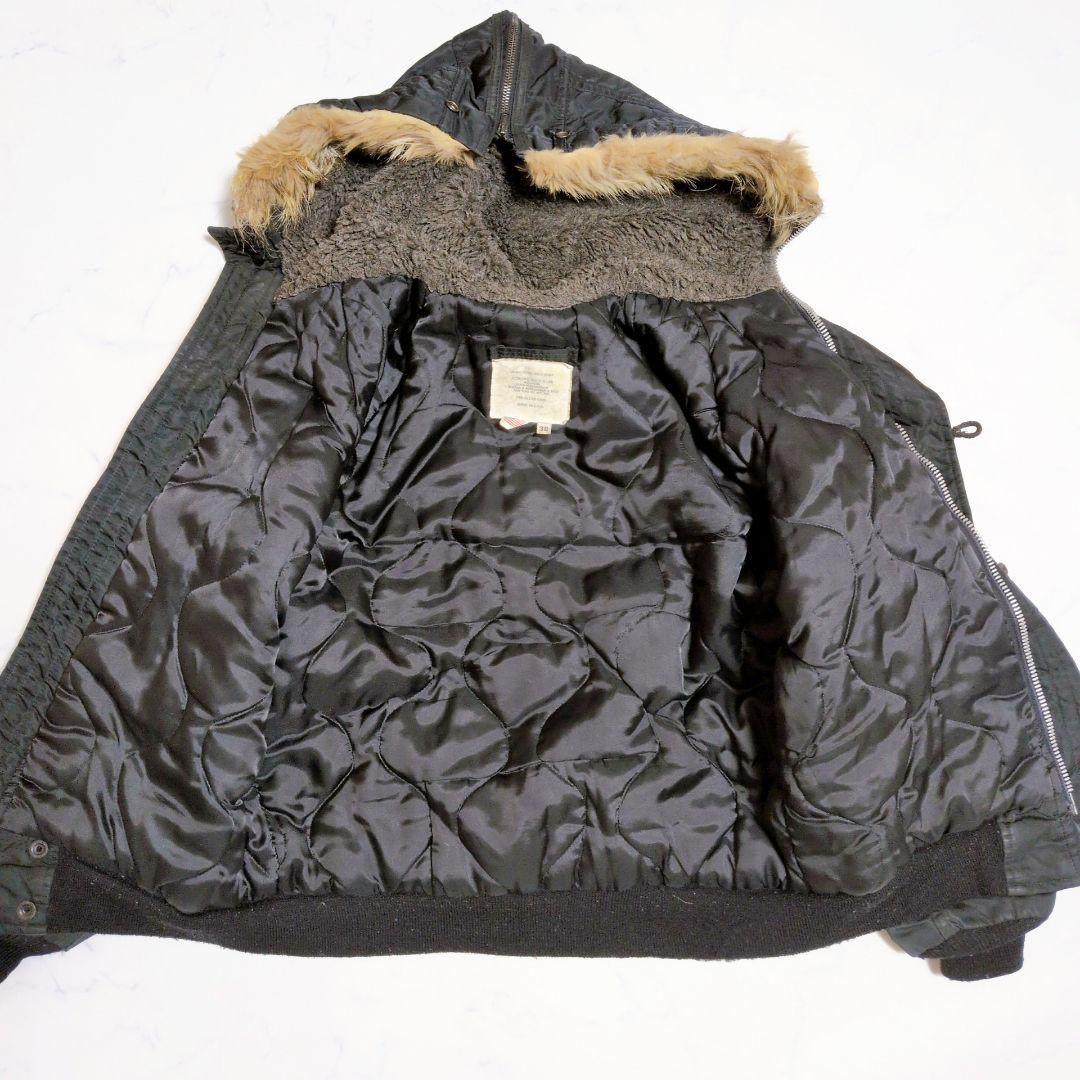 【USA製】スピワック N-2B フライトジャケット 黒　scovil М