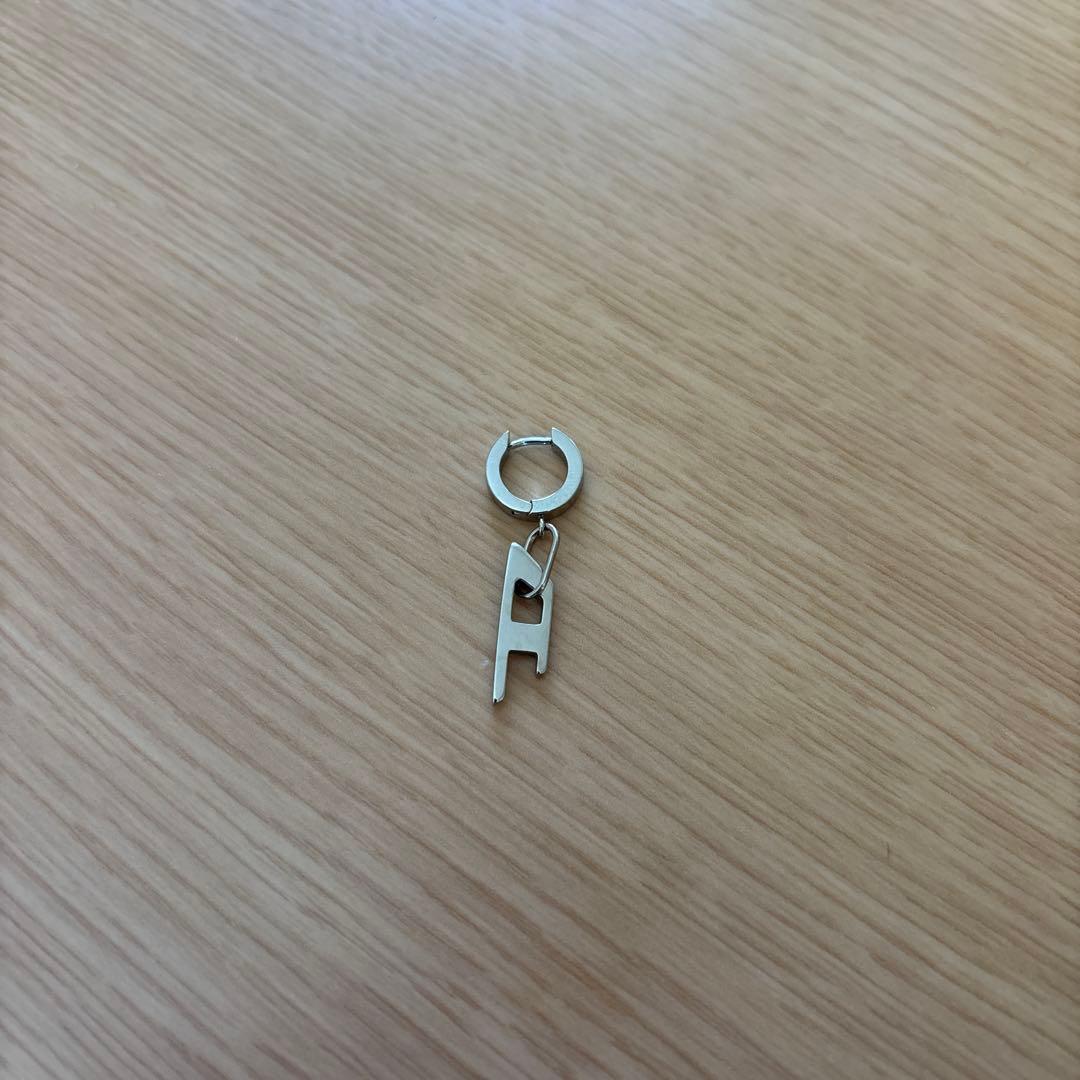 DIESEL ハート型チャームピアス Mサイズ DX13600D