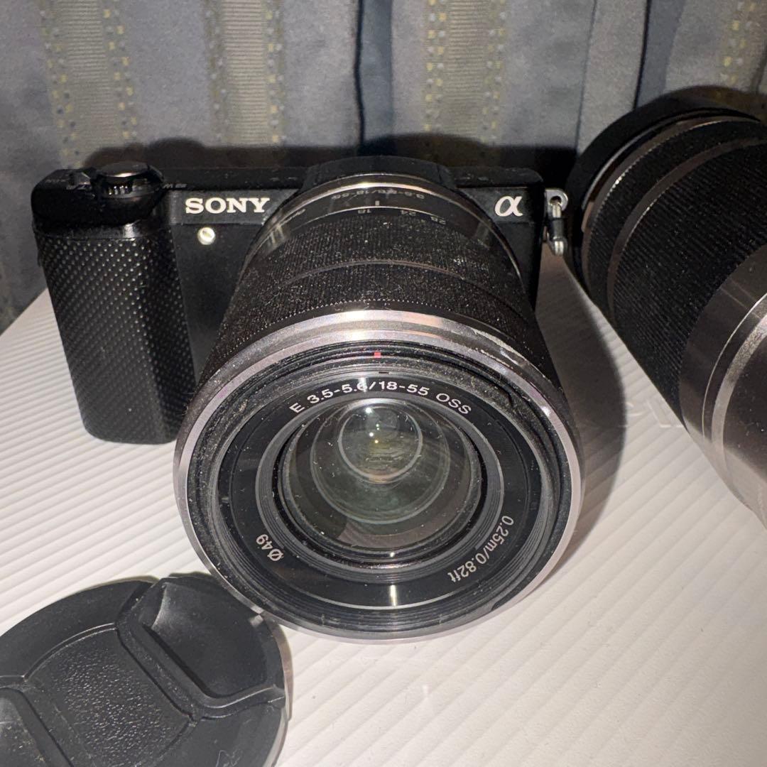 SONY α5000 ミラーレス一眼カメラ 天体改造ジャンク　レンズ２本