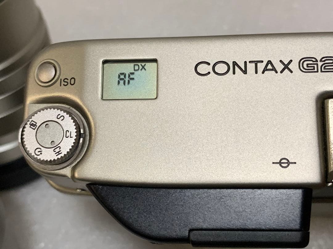 フィルムカメラ CONTAX G2 Planar 2/45 Sonnar 2.8/90 TLA