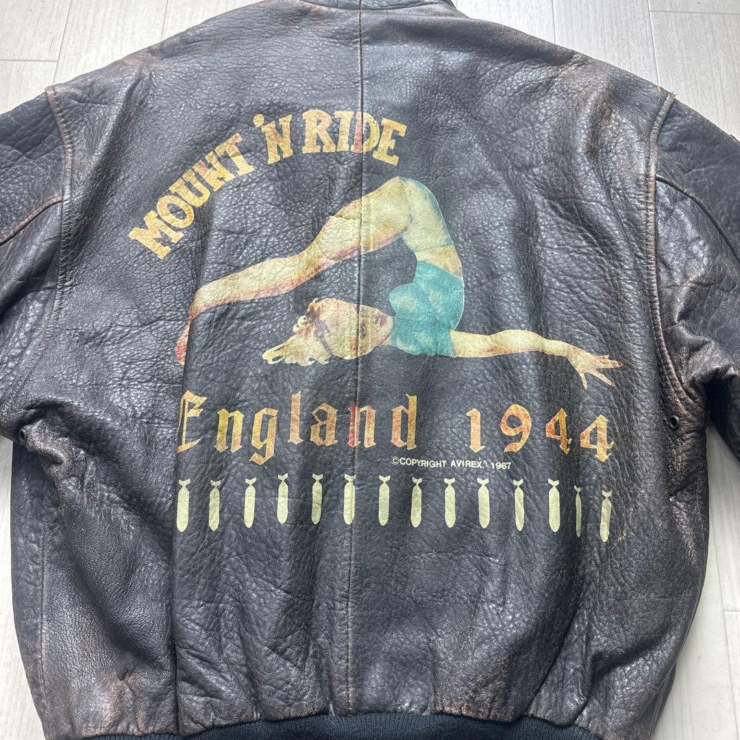 希少】 AVIREXUSA ヴィンテージフライジャケット TYPEA-2