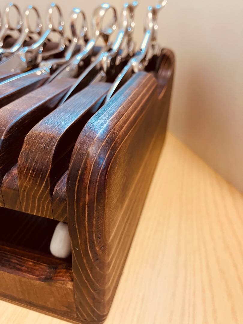 Bタイプ2段シザートレイシザースタンドシザーケースハサミ皿ハサミ置き