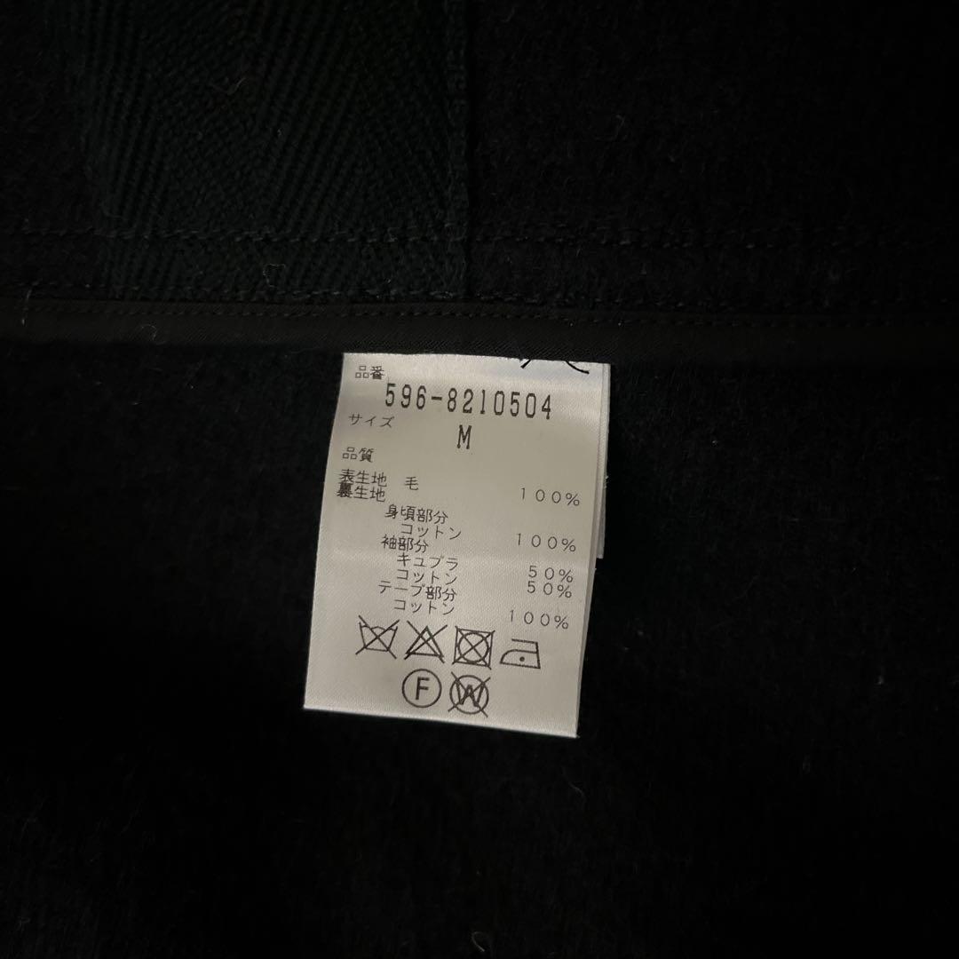 MHL. マーガレットハウエル フーデットコート ウールジャケット ネイビー