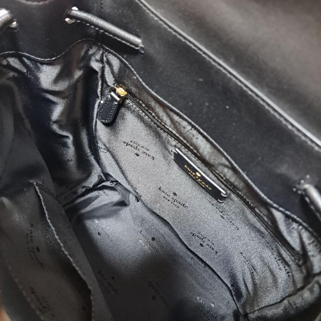 【kate spade】オールレザーロージー ミディアム フラップ バックパック