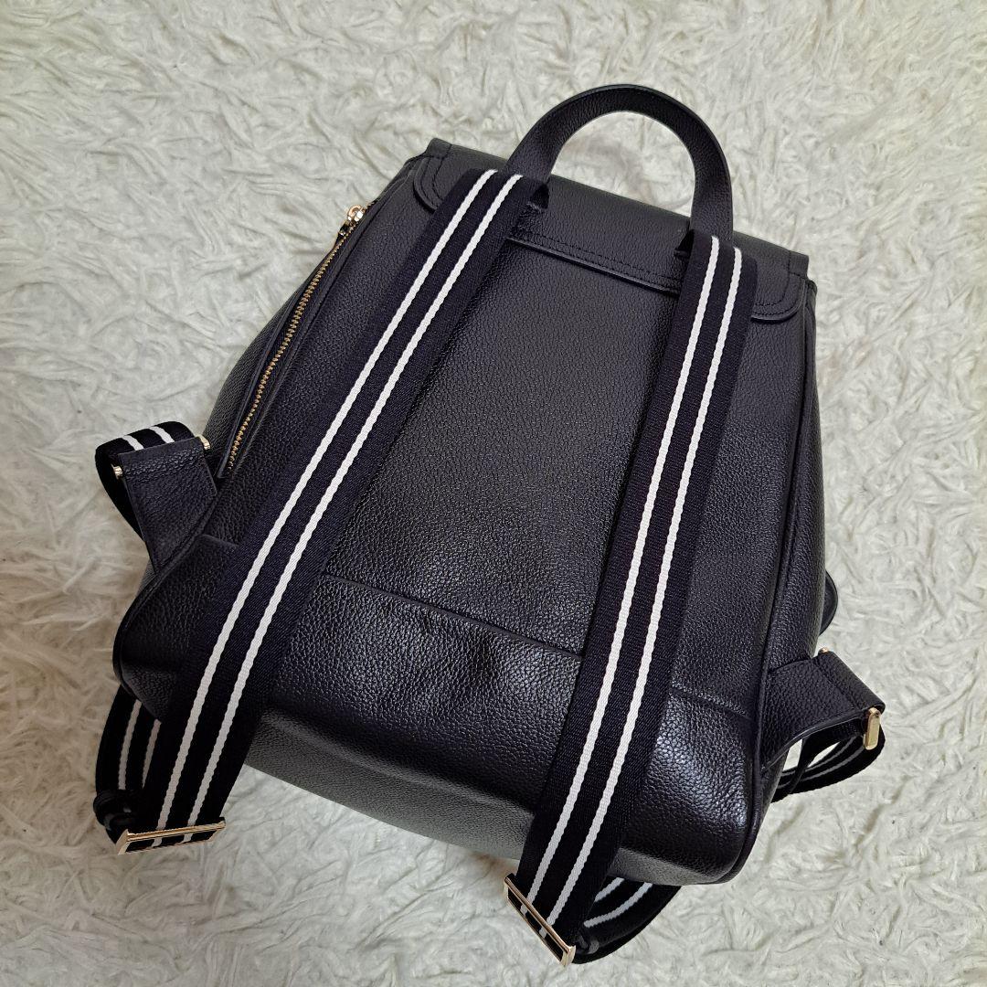 【kate spade】オールレザーロージー ミディアム フラップ バックパック