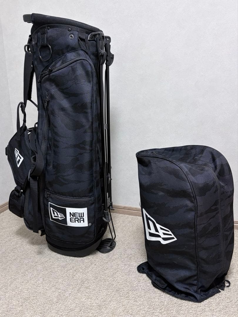 NEW ERA ネイビー迷彩 キャディバッグ