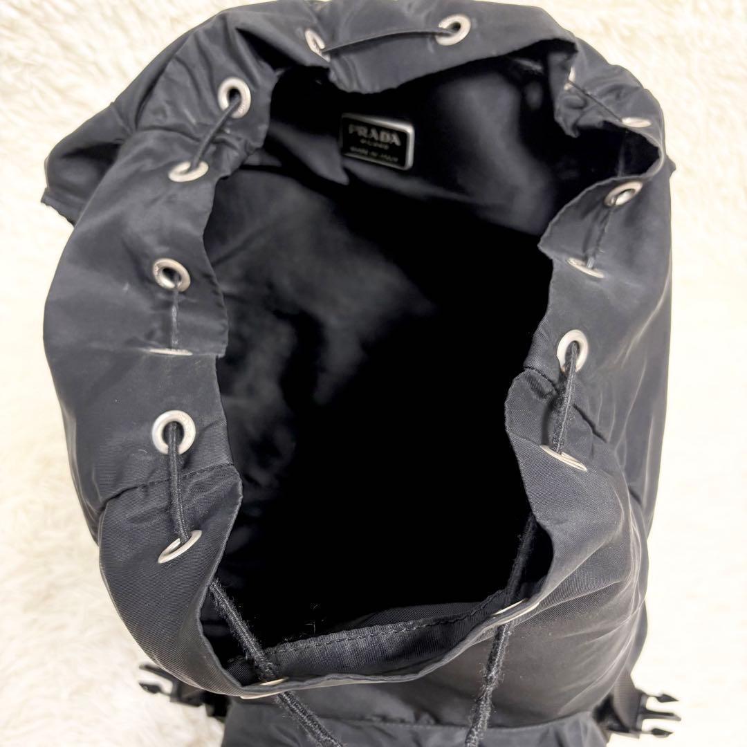 プラダ リュック　デイパック　ギャランティカード付 A4可 テスート　ブラック