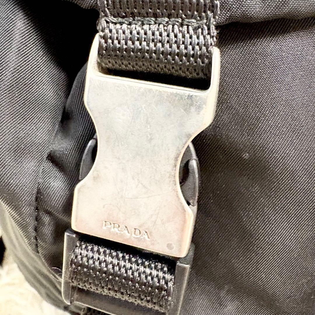 プラダ リュック　デイパック　ギャランティカード付 A4可 テスート　ブラック