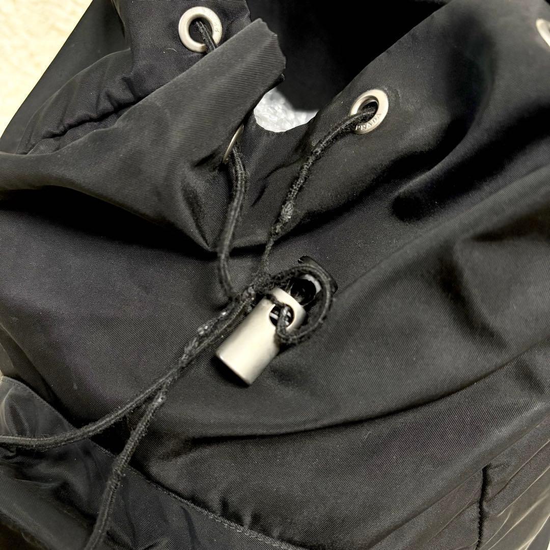 プラダ リュック　デイパック　ギャランティカード付 A4可 テスート　ブラック