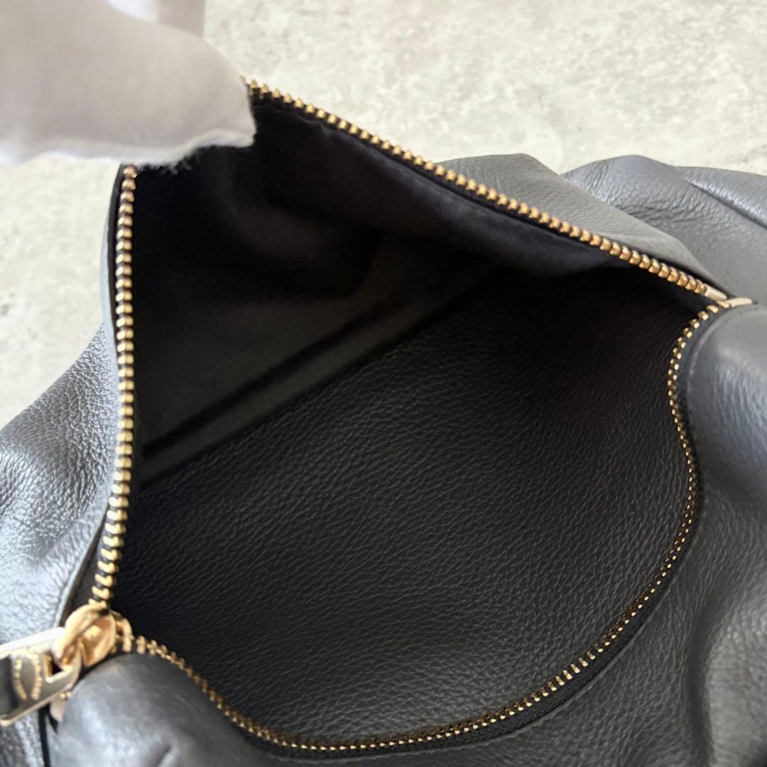 【yucco様】COACH リュック バックパック ペブルドレザー ネイビー