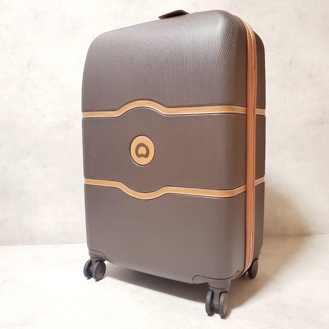 DELSEY シャトレエアー 64L ブラウン 4輪 軽量スーツケース