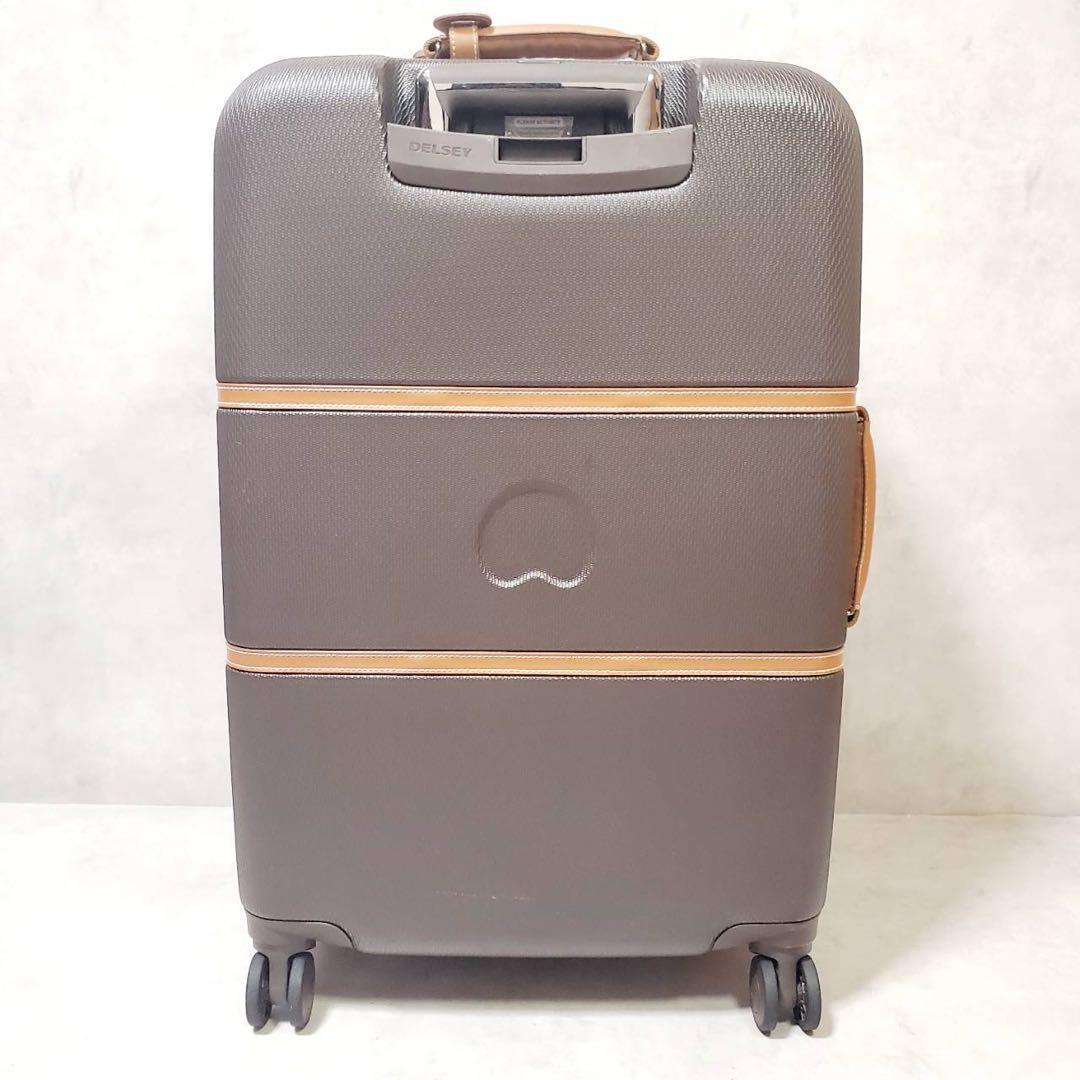 DELSEY シャトレエアー 64L ブラウン 4輪 軽量スーツケース