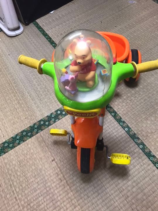 プーさんメロディ 三輪車(送料込み) - メルカリ