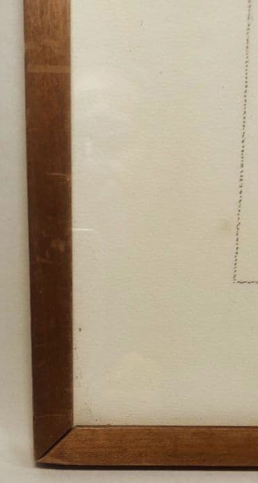 マルセイユの丘、ノートルダム・ド・ラ・ガルド寺院」 田村孝之助 肉筆