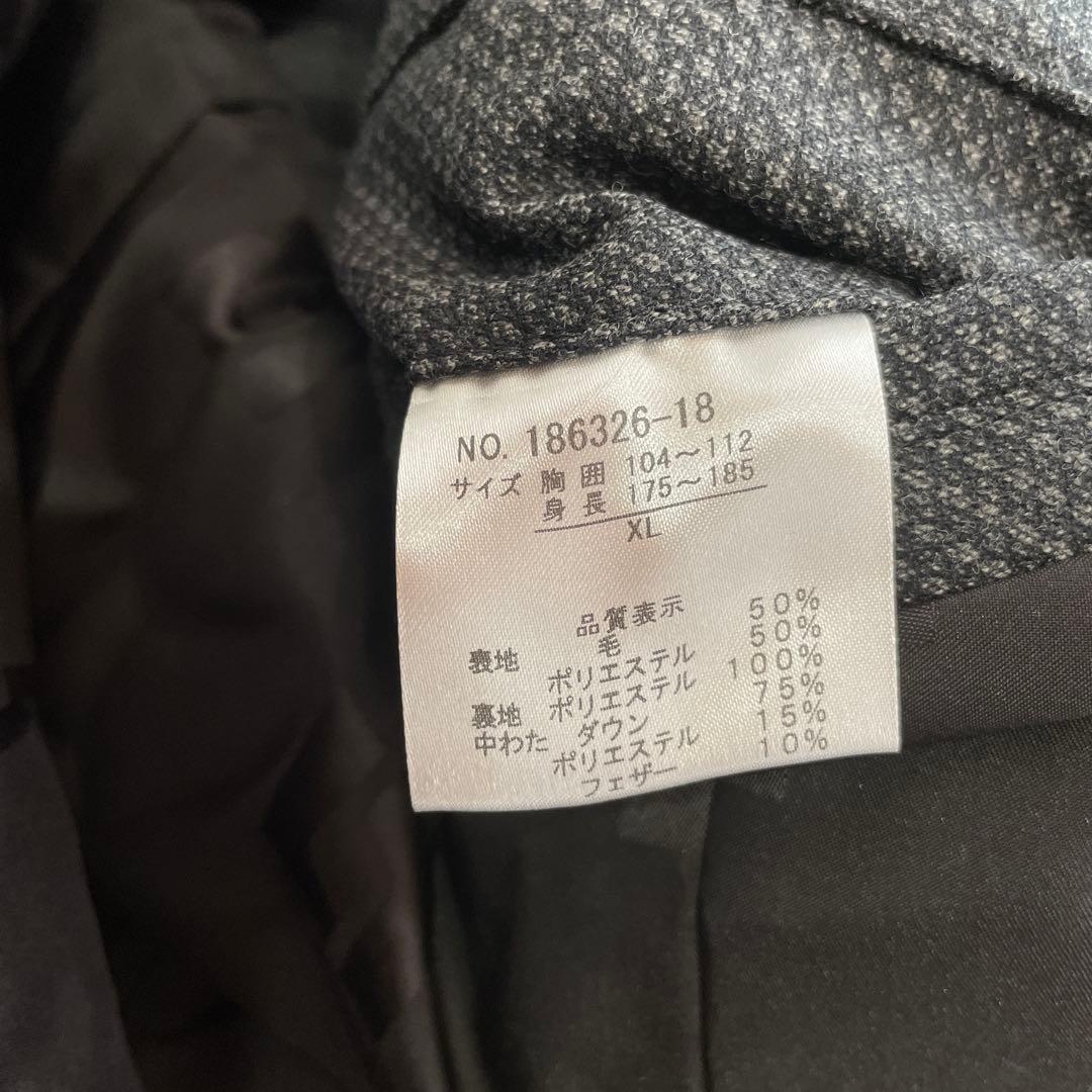 新品未使用タグ付き　日本製【renoma】ウールステンカラーダウンコート　XL