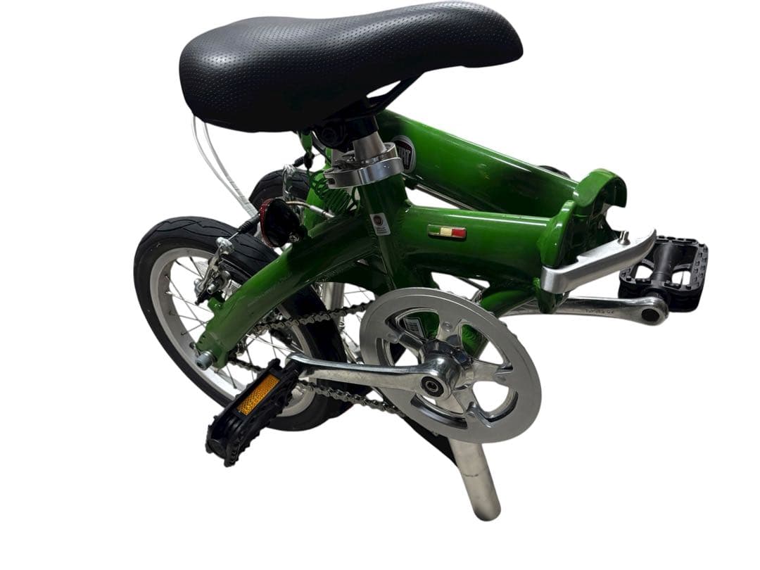 美品】FIAT × DAHON 折りたたみ自転車 14インチ ミニベログリーン