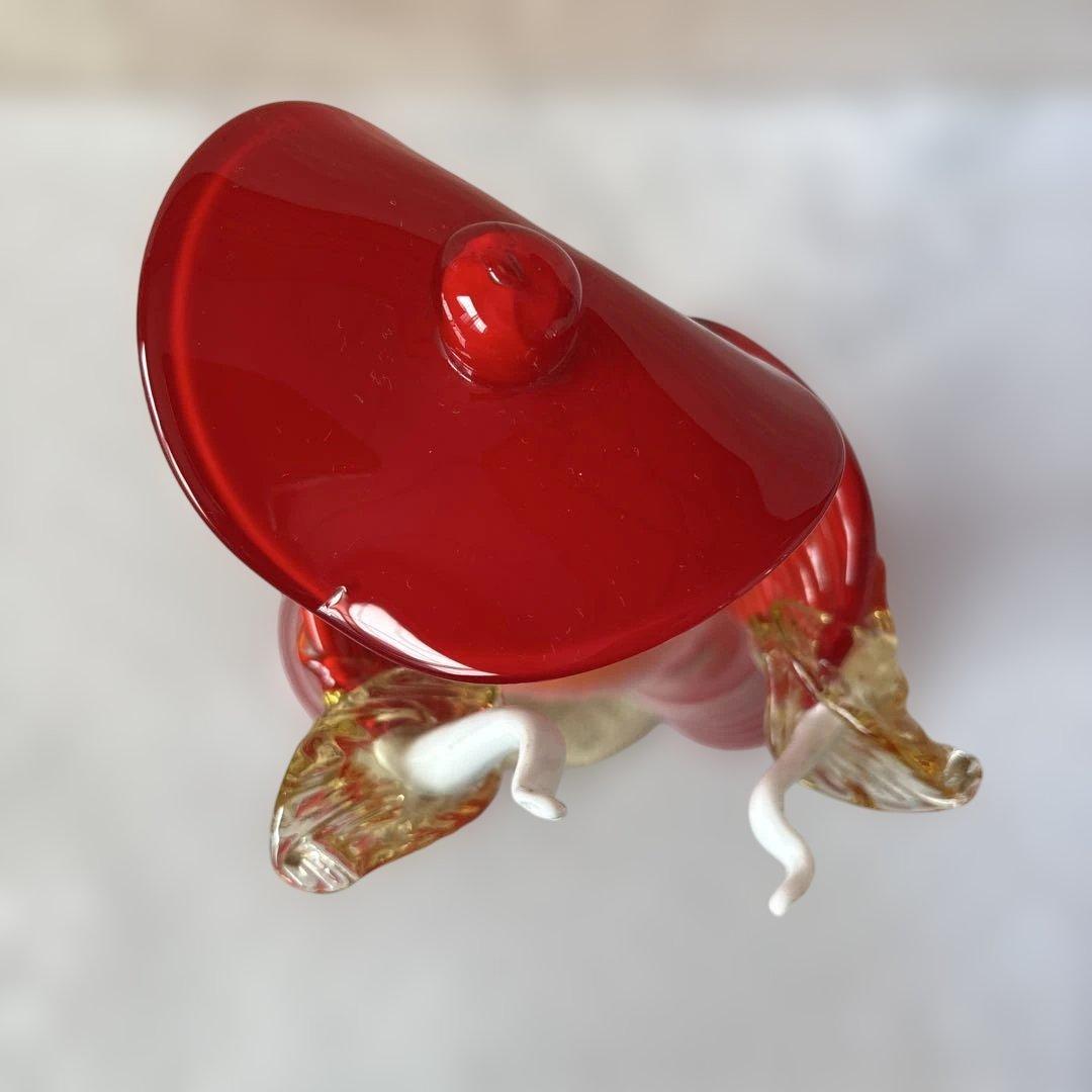 ベネチアングラス ペア人形 ムラーノ アンティーク