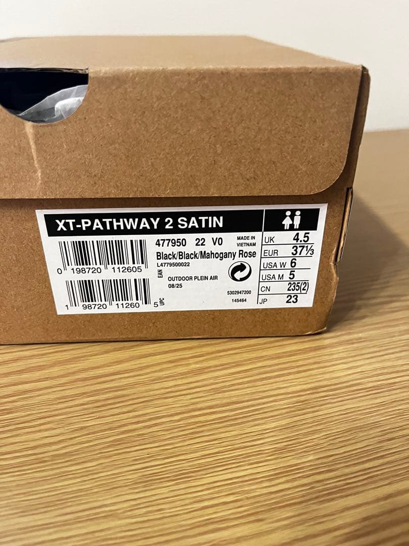 靴 Salomon XT-Pathway 2 Satin \"Black 23cm