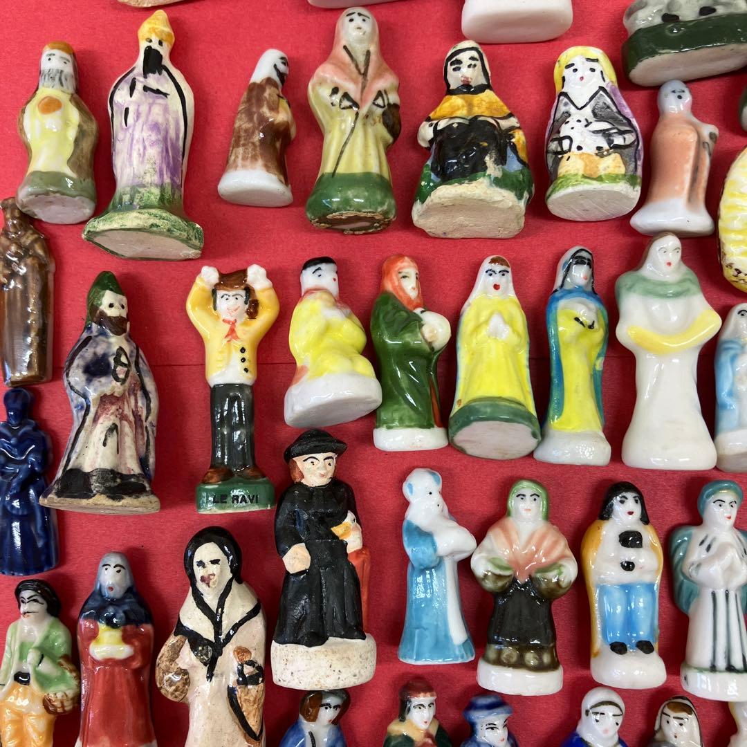 フランスアンティーク★フェーブ　フェーヴ大量105個セット★マリア様　幼子イエス