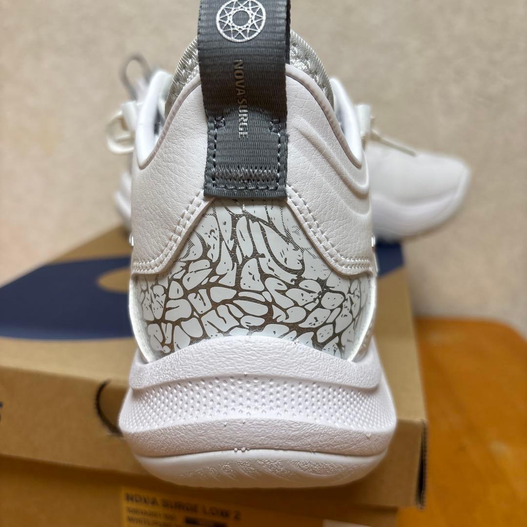 シューズ(男性用) NOVA SURGE LOW2 asics 26.5 US8.5 white