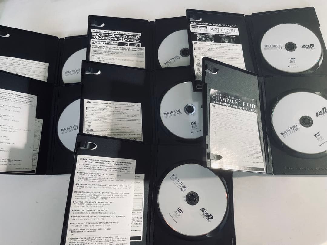 頭文字D DVD FIFTH STAGE 1-7巻 全巻セット