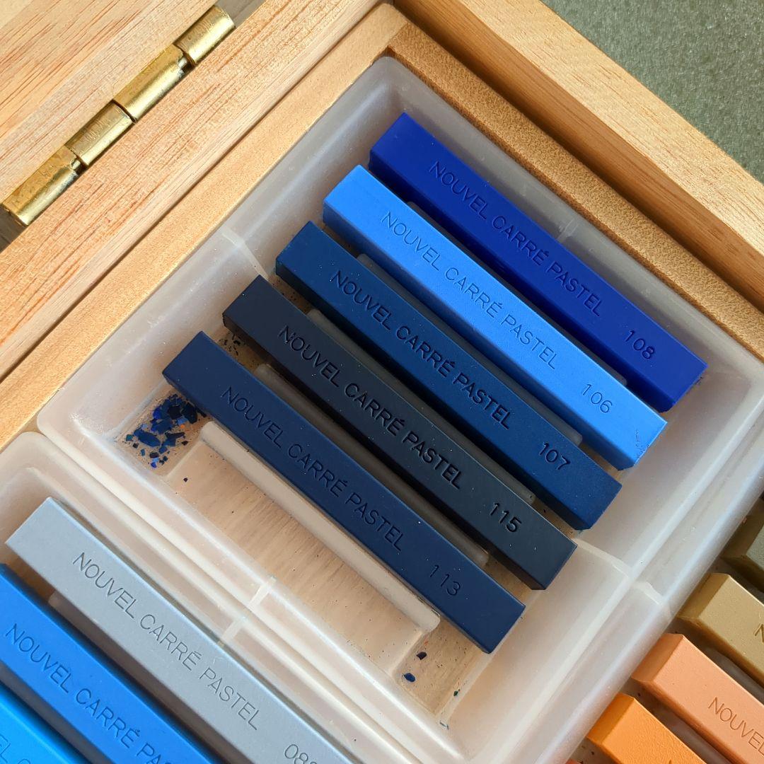 即購入可】NOUVEL CARRE PASTEL 96色 木箱 即購入可】NOUVEL CARRE PASTEL