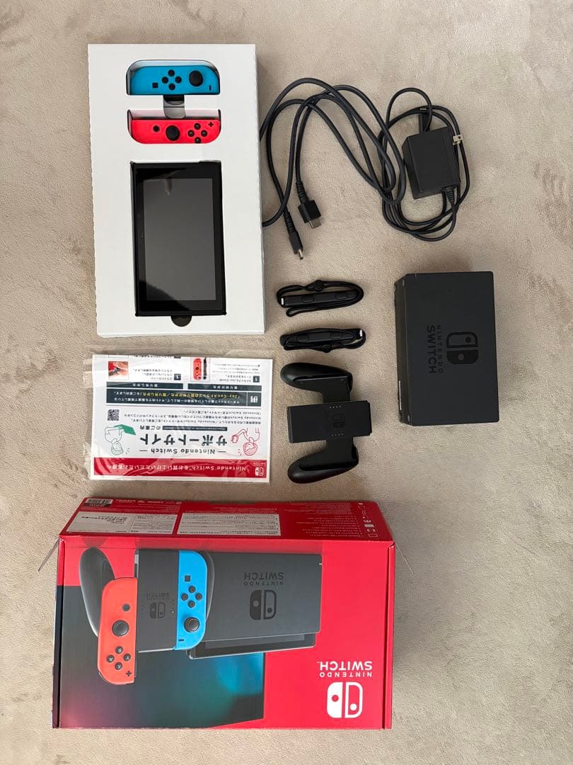 Nintendo Switch ネオンブルー/ネオンレッド 本体　箱あり